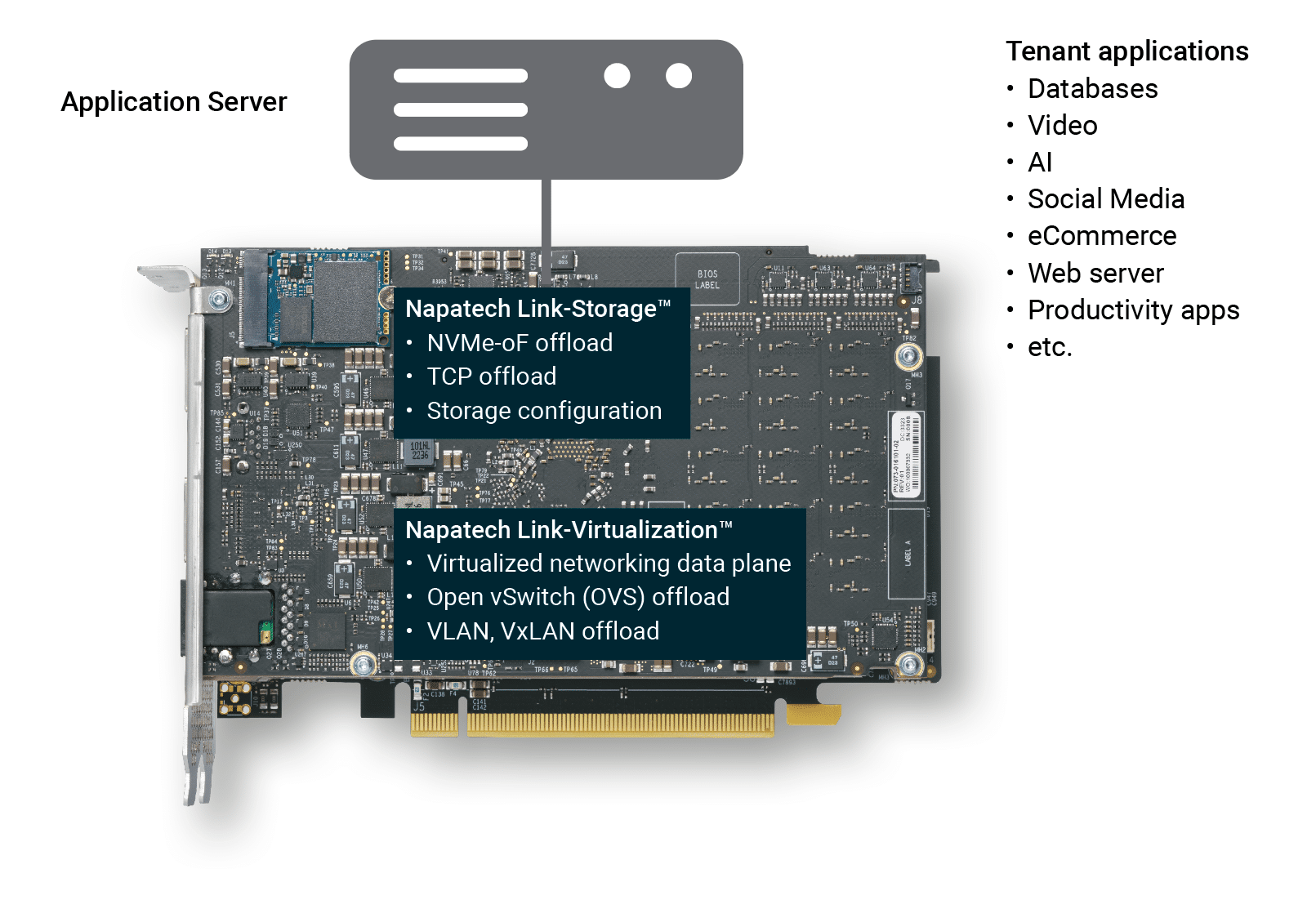 Napatech storage offload solution