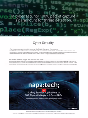 In cyber security 100% packet capture is paramount for threat detection